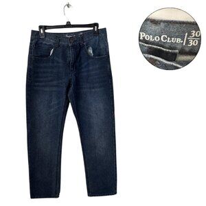 Polo Club Men’s Dark Wash Straight Leg Jeans Size 30x30
